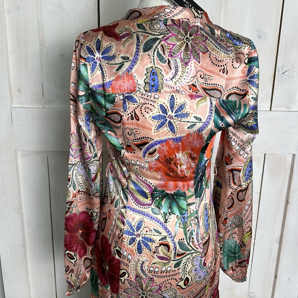 Guess Floral Maxi Dress - Pink and Green - Picture 10 of 13